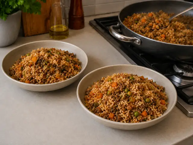 Beef Mince One-Pan Rice
