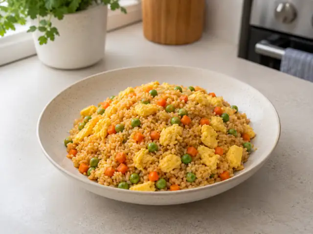 Breakfast Fried Rice With Egg