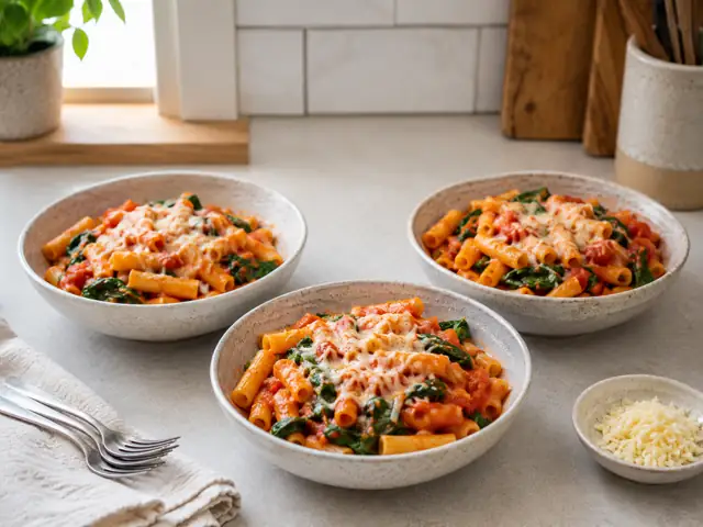 Cheesy Tomato Pasta