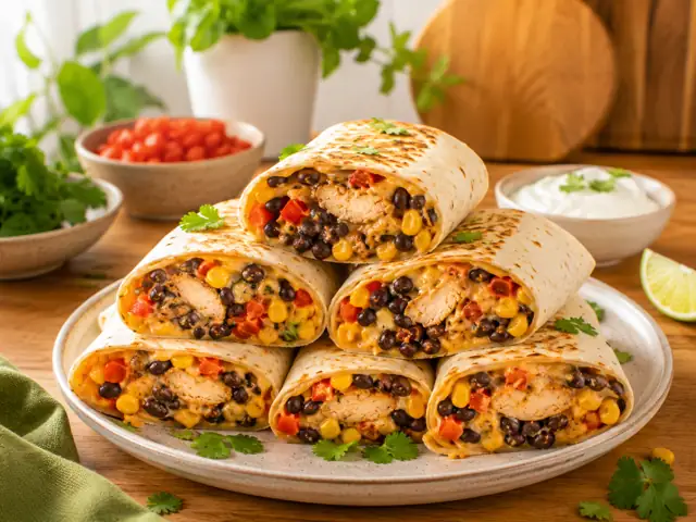 Chicken Burrito Wraps