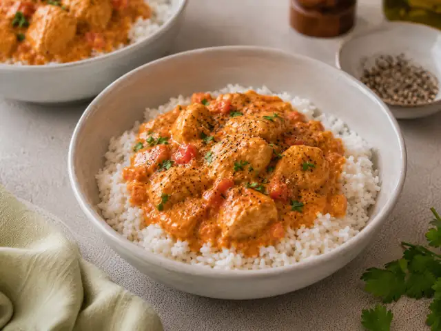 Chicken Coconut Curry Rice Bowl