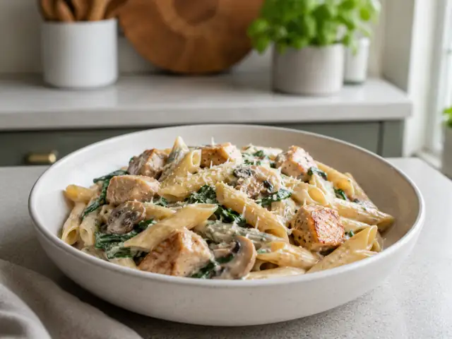 Chicken Mushroom Pasta