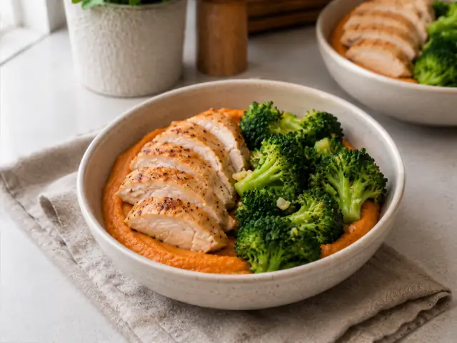 Chicken Sweet Potato Mash Bowl