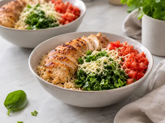 Chicken Tomato Rice Bowl