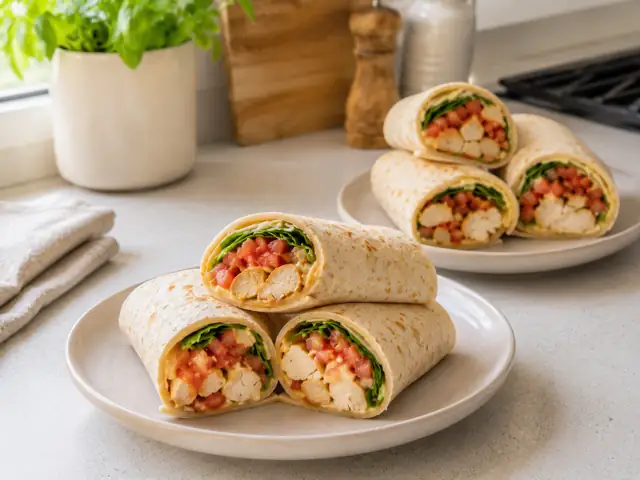 Chicken Tomato Wraps