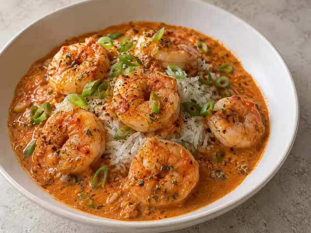 Creamy Gochujang Coconut Prawns