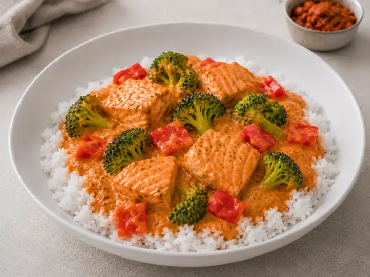 Salmon Coconut Curry