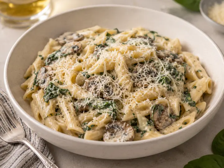 Spinach Parmesan Pasta
