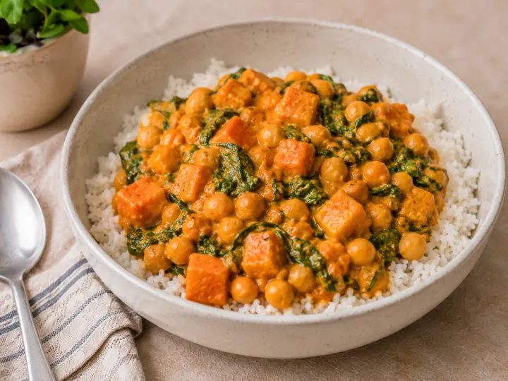 Sweet Potato Chickpea Curry