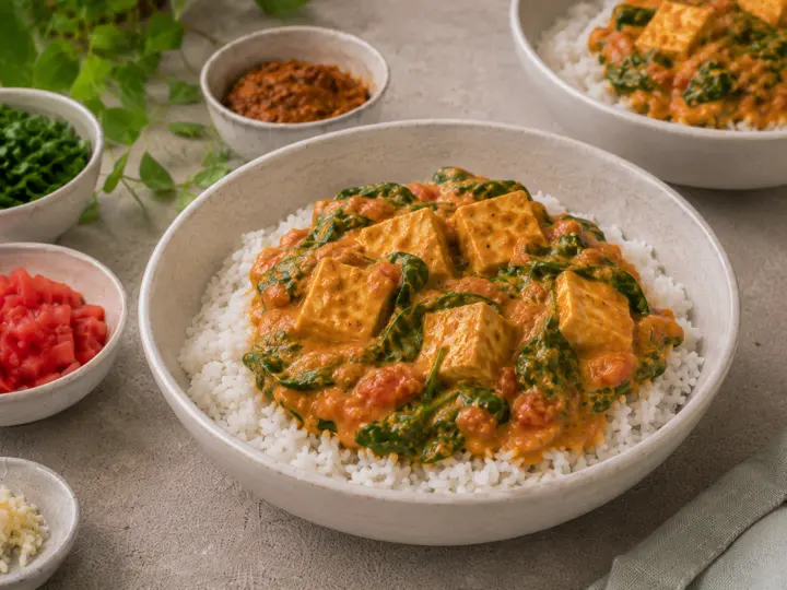 Tofu Curry Rice Bowl