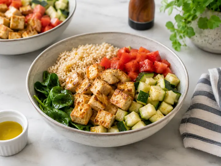 Tofu Mediterranean Bowl