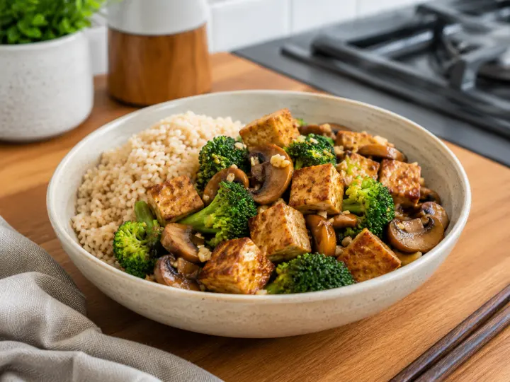 Tofu Veggie Stir Fry