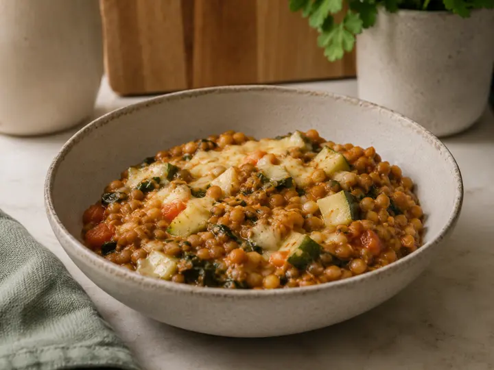 Zucchini Lentil Bake